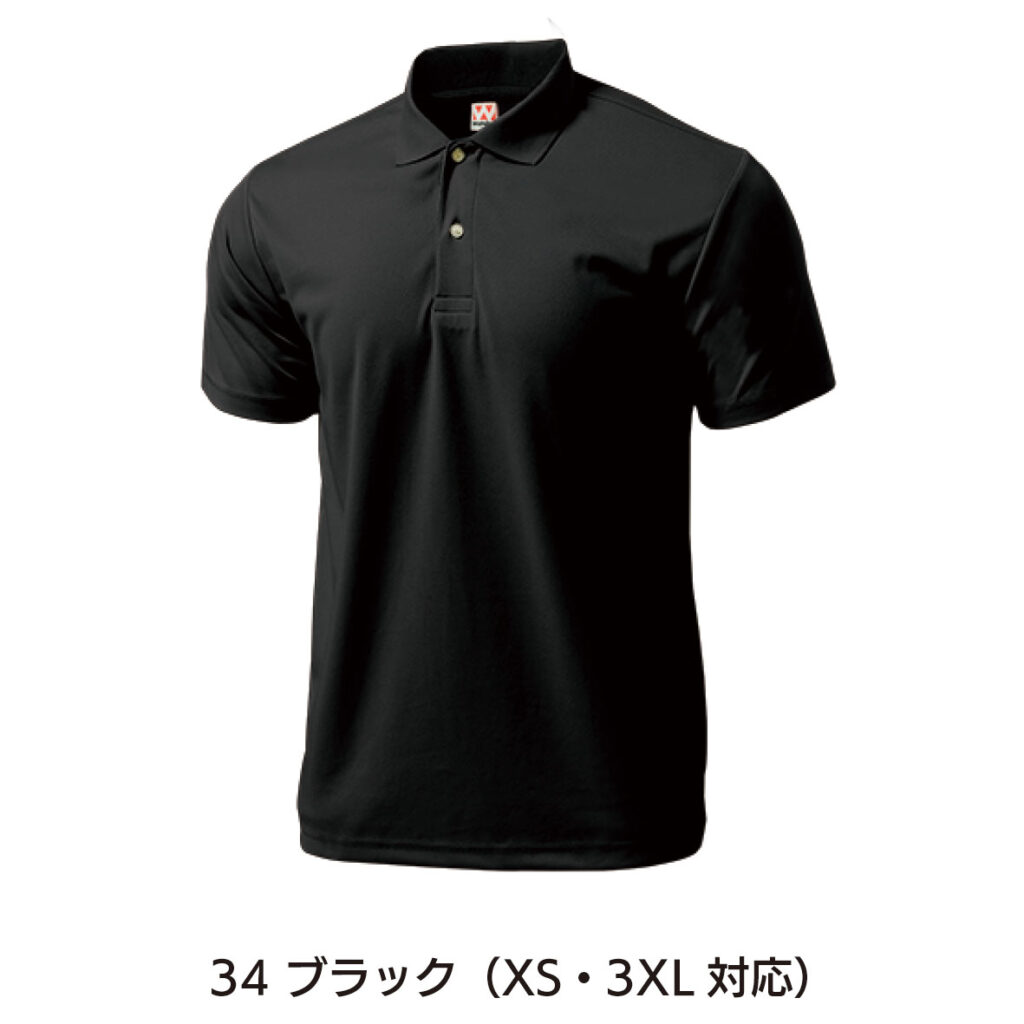 34 ブラック（XS・3XL対応）